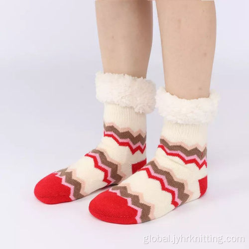 Fleece-lined Socks Winter Fluffy Fuzzy Fleece-lined Non-skid Plush Socks Factory